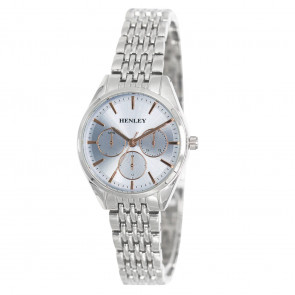 Dress Sports Bracelet Watch - Silver/Blue