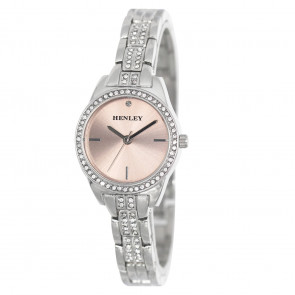 Dress Diamante Bracelet Watch - Silver