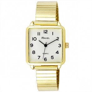 Women's Classic Rectangular Bracelet Watch - Gold