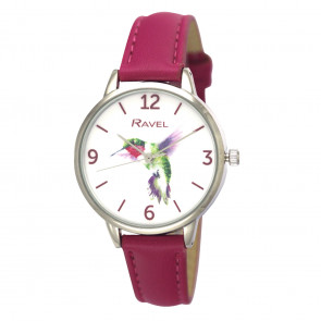 Women's Hummingbird Watch - Pink